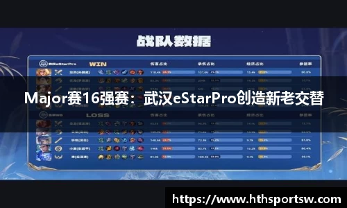 Major赛16强赛：武汉eStarPro创造新老交替